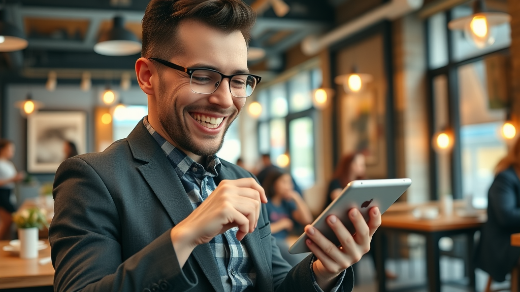 organized local marketing strategy checklist marked off by businessperson