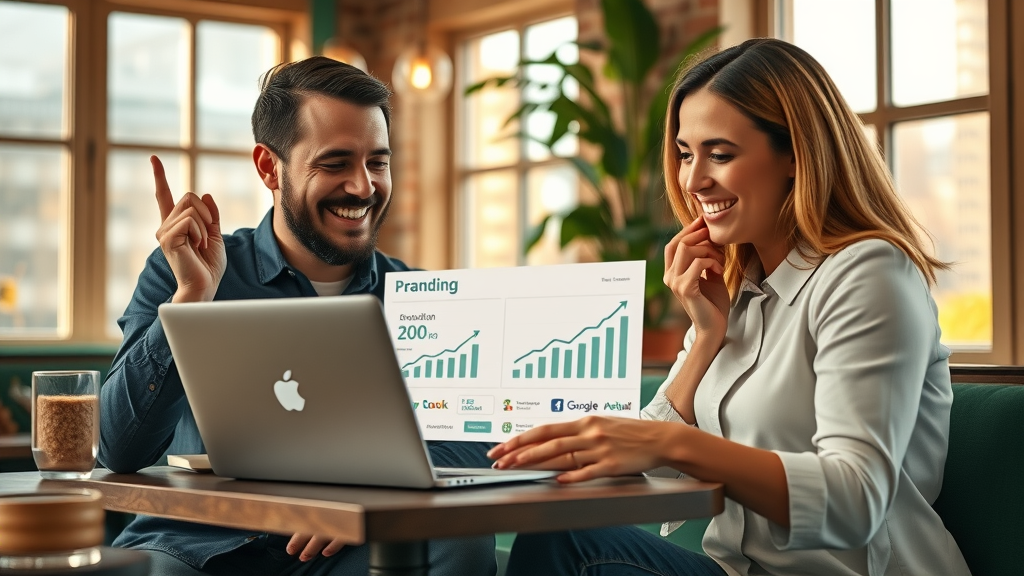 successful small business team branding results Dallas cafe branding analytics ROI Dallas Fort Worth small business branding Dallas