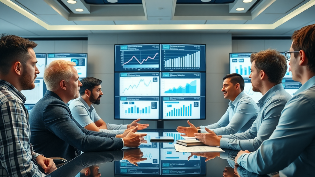 digital marketing team meeting Plani local business blog SEO analytics marketing agency