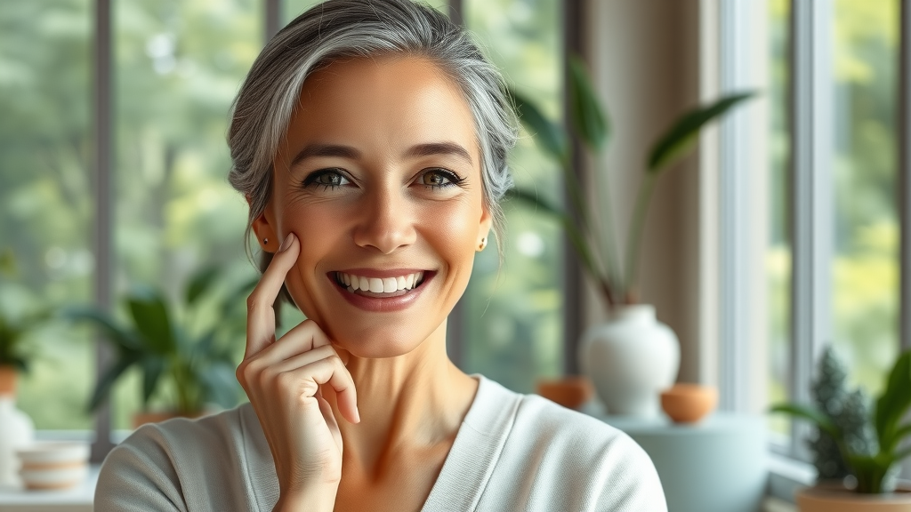 Radiant woman at spa showcasing Botox wrinkle treatment results