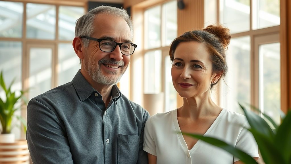 Patients consulting for non surgical aesthetics in eco-friendly med spa