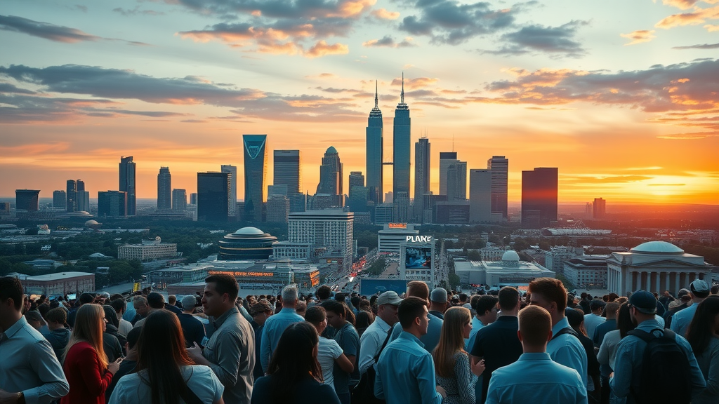 SEO strategies Plano city skyline digital business environment