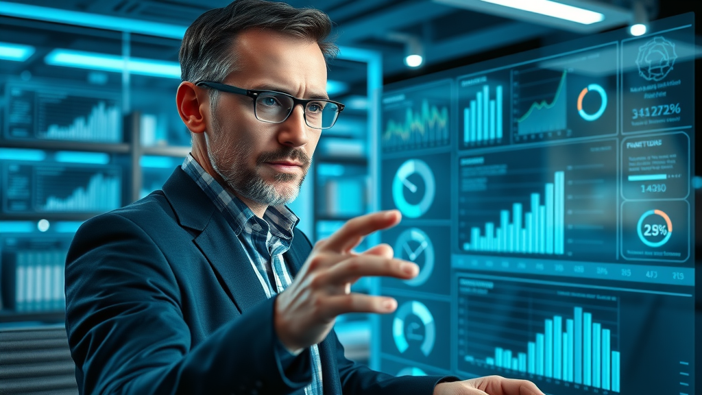 modern AI-driven dashboard marketing automation business owner