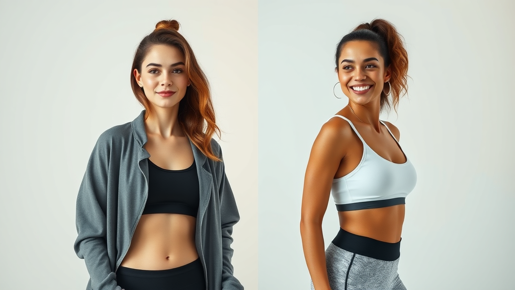 Before-and-after effect of coolsculpting fat reduction for body contouring.