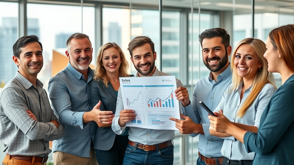 Plano digital marketing agency team presenting results to clients - content marketing ideas in Plano