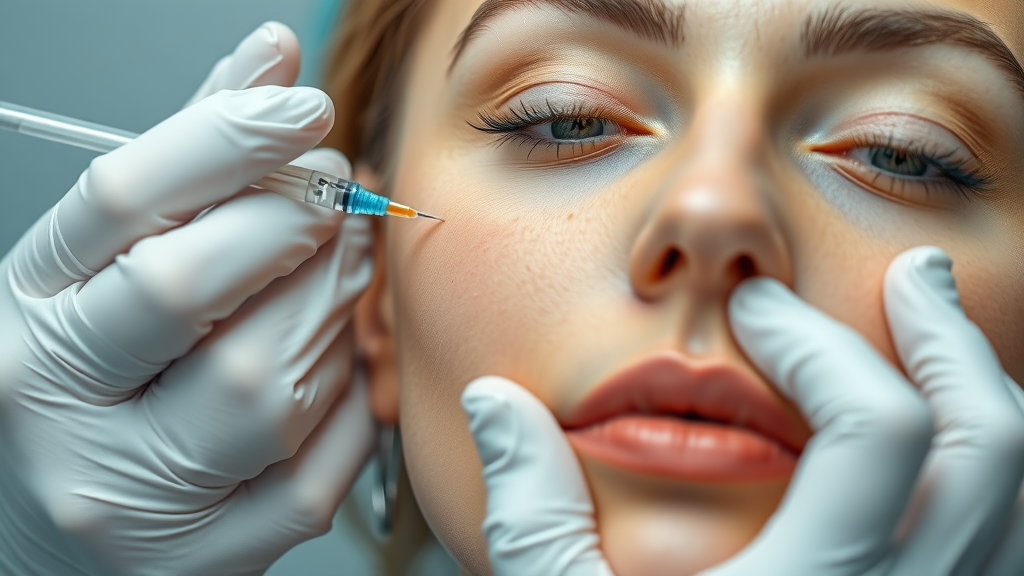 Professional administering dermal fillers Bay Area with precision and care