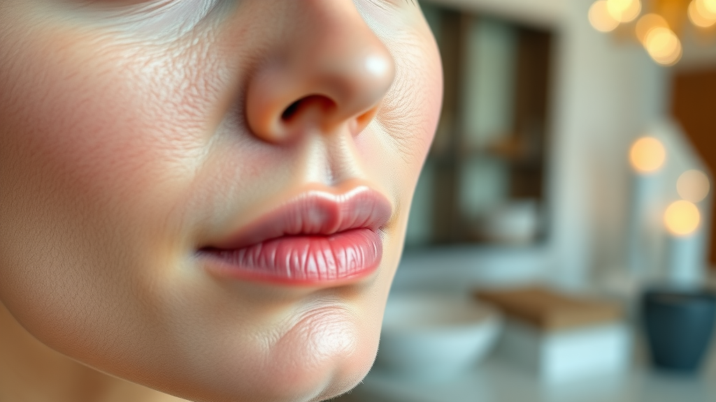 Youthful skin glow from non-surgical aesthetic at spa