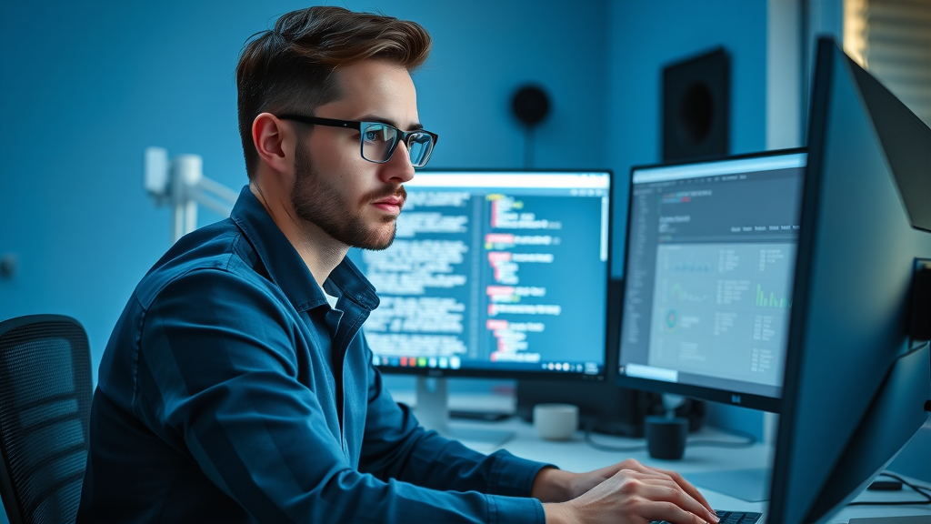 Web designer creating SEO-friendly site for Plano business