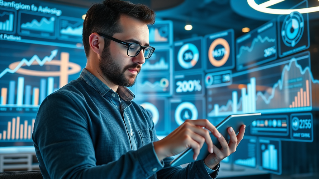 technology-focused small business owner branding analytics dashboard Dallas office digital branding analytics small business branding Dallas
