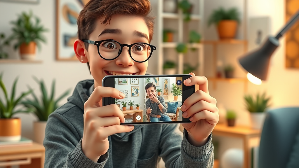 Focused content creator capturing product photos in home studio