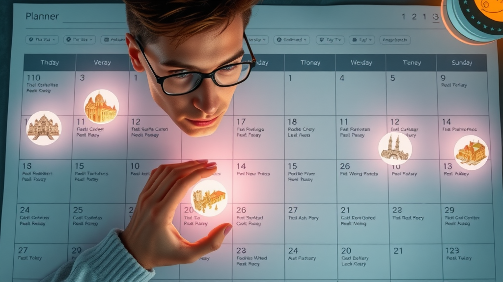 Marketing planner building a digital editorial calendar, effective content planning for Plano businesses