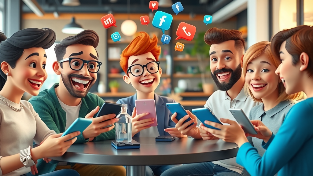 team sharing quality blog content across social media for SEO advantages