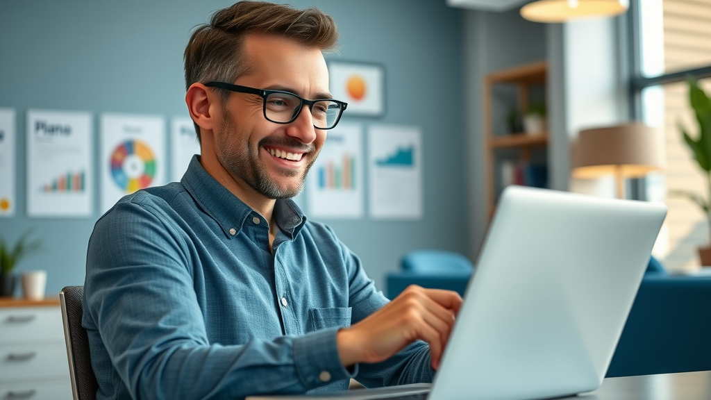 Plano business owner analyzing email marketing campaign data - content marketing ideas in Plano