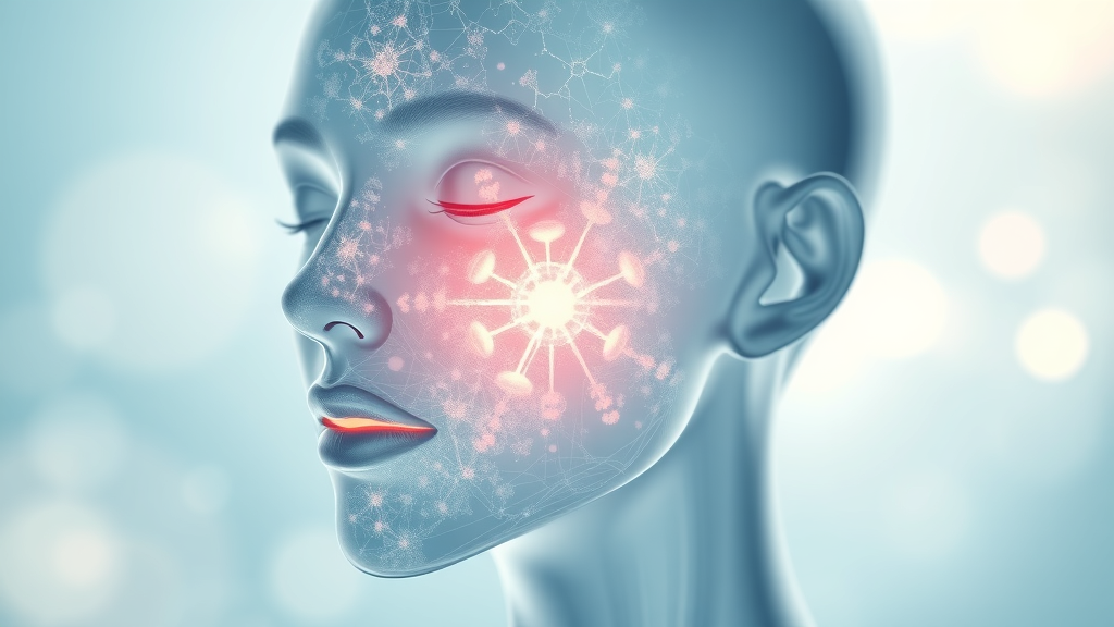 Sculptra collagen stimulation for radiant, rejuvenated skin on facial silhouette